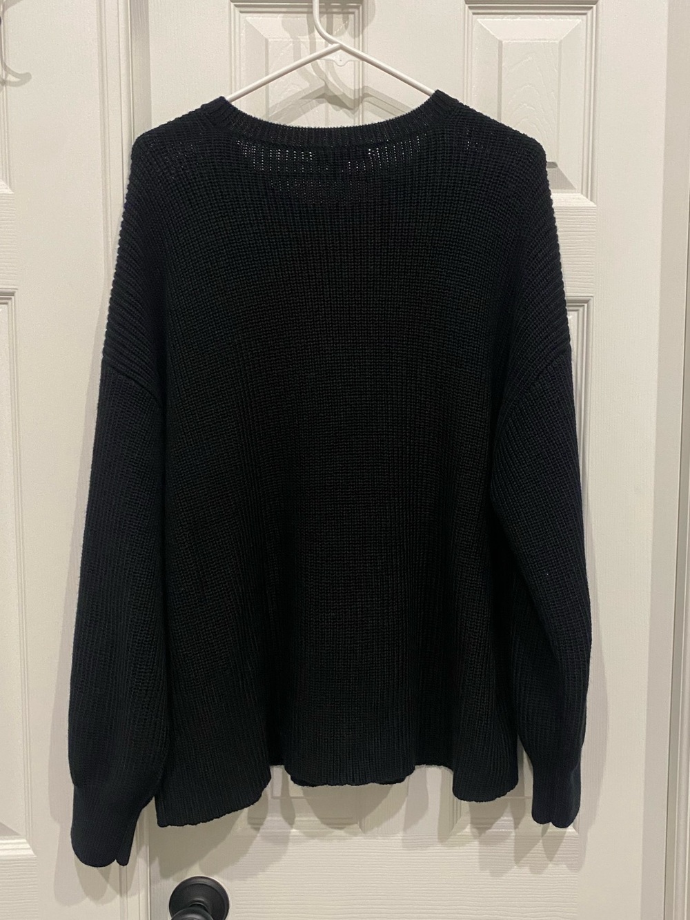 New! Vuori womens alps crew neck sweater black xl merino wool - Picture 11 of 13